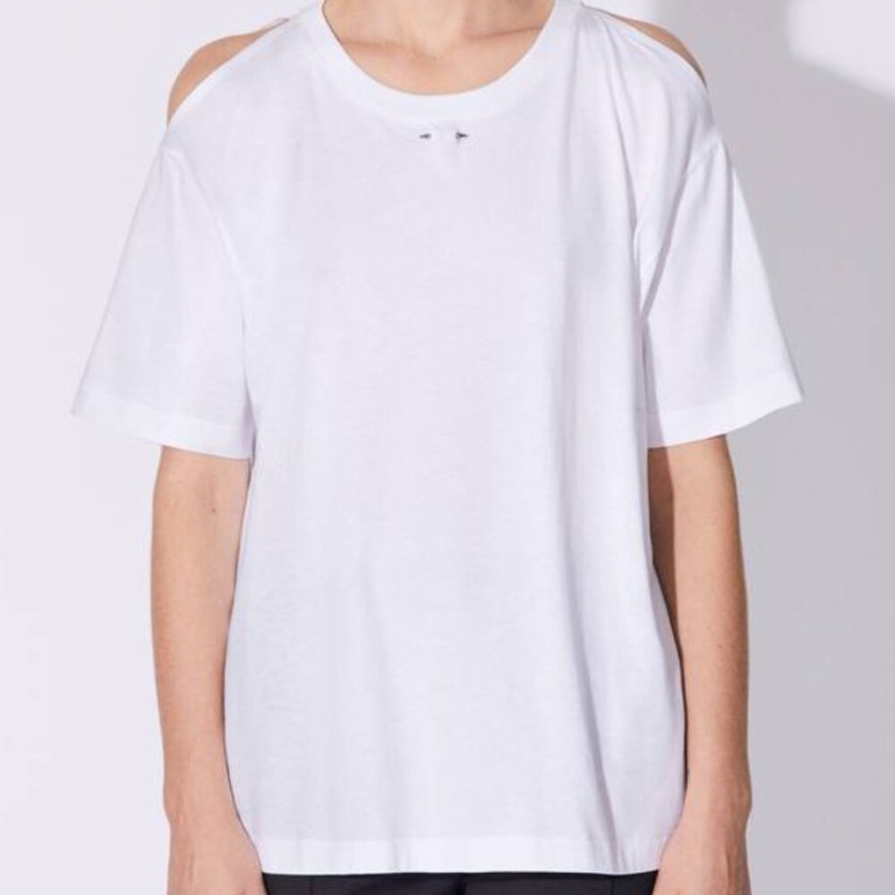 Barbara Bui Cut-Out Jersey T-Shirt